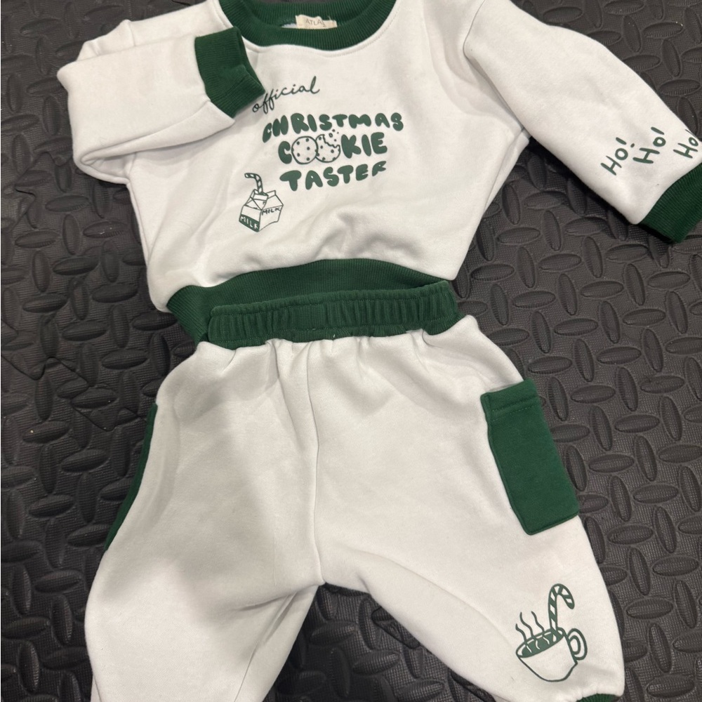 Atlas grey 
Christmas Cookie Taster Pajama Set